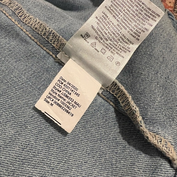 Jessica Simpson Stretch Jean Jacket Medium Wash Size M - Picture 10 of 15